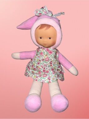 Corolle Mon Doudou Miss Pink Blossom Garden Baby Doll 10”